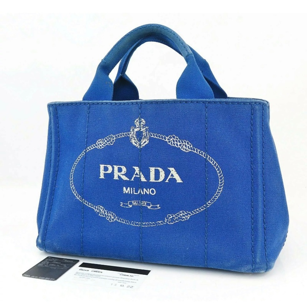 Prada Pre-loved Canvas Canapa Purse